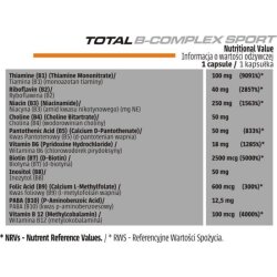 Human Code Total B Complex Sport 60 vege caps