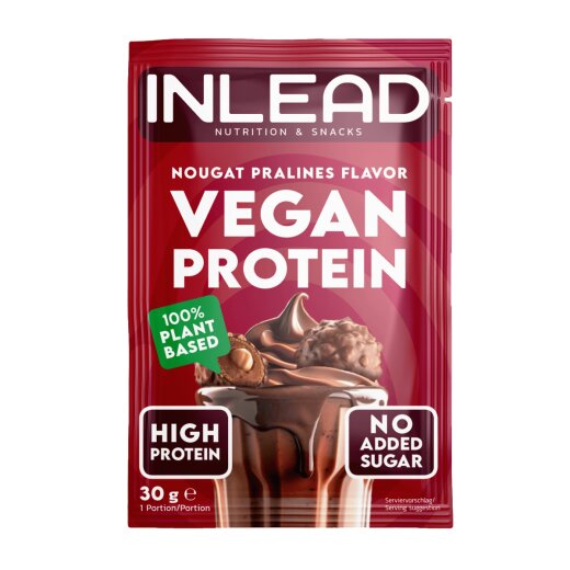 Inlead Nutrition Vegan Protein 30g Nougat Pralines