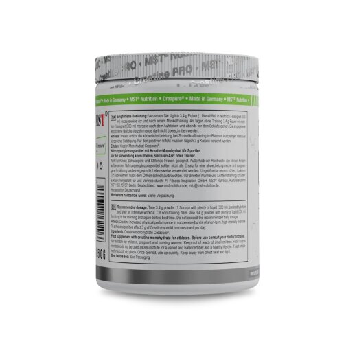 MST Nutrition Creatine Pro Creapure 500g Unflavored