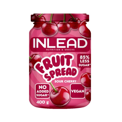 Inlead Nutrition Fruit Spread 400g Sour Cherry
