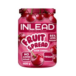 Inlead Nutrition Fruit Spread 400g Sour Cherry