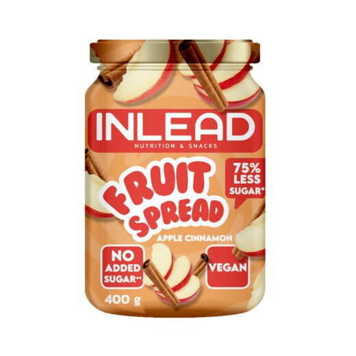 Inlead Nutrition Fruit Spread 400g Apple Cinnamon