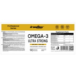 Iron Flex Omega 3 Ultra Strong 500mg EPA/250mg DHA -90 Kapseln