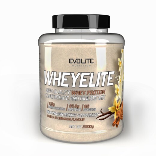 Evolite Nutrition Whey Elite New 2kg Vanilla and Cinnamon