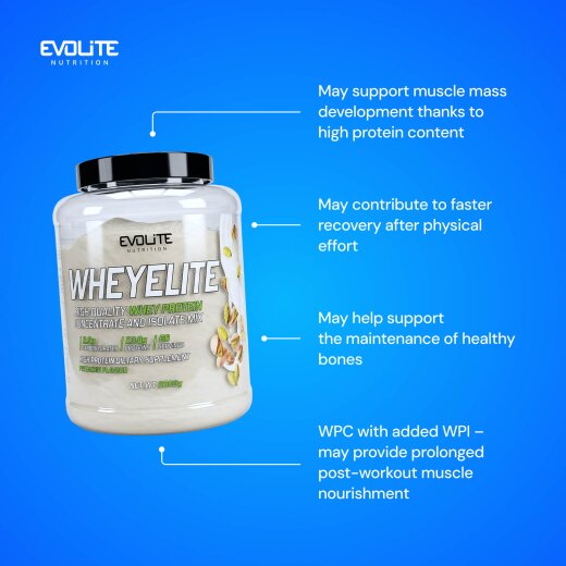 Evolite Nutrition Whey Elite New 2kg Pistachio