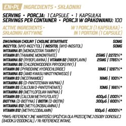 Evolite Nutrition Ultra B-Complex 100 Vege Caps