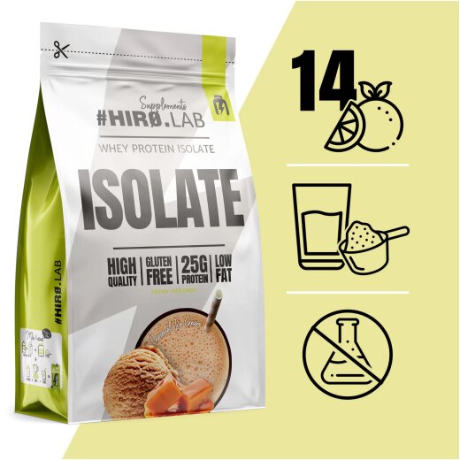 Hiro Lab Whey Protein Isolate 700g White Dubai Chocolate