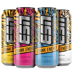 ESN Crank Energy 500ml Lemon Ice Tea