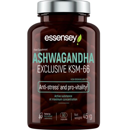Essensey Ashwagandha Exclusive KSM-66 90 Vegecaps