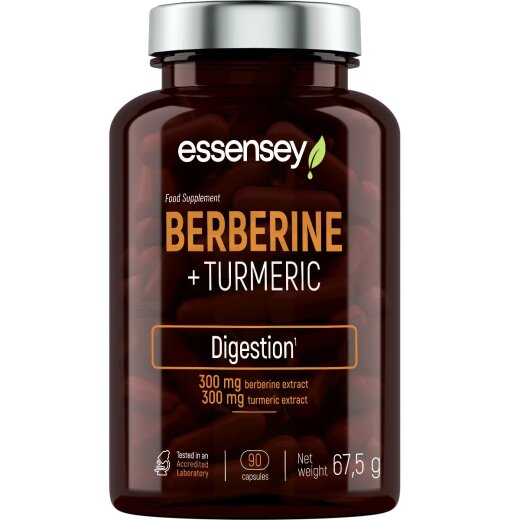 Essensey Berberine 300mg + Kurkuma 300mg 90 Kapseln