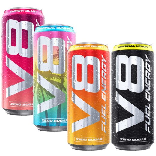 Vast Sports V8 Fuel Energy 500ml Apple Fury