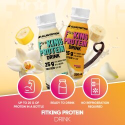Allnutrition Fitking Protein Drink 330ml Vanilla