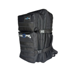 Triceps.at Tactical Bag Allblack 45L