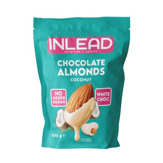 Inlead Nutrition Chocolate Almonds 100g Milk Choc Cinnamon