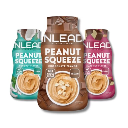Inlead Nutrition Peanut Squeeze 520g Toffee