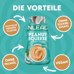 Inlead Nutrition Peanut Squeeze 520g Toffee