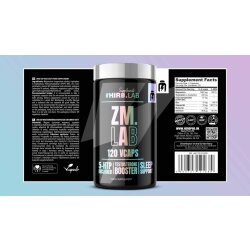 Hiro Lab ZM LAB – Magnesium, Zink & Melatonin – 120 vegane Kapseln