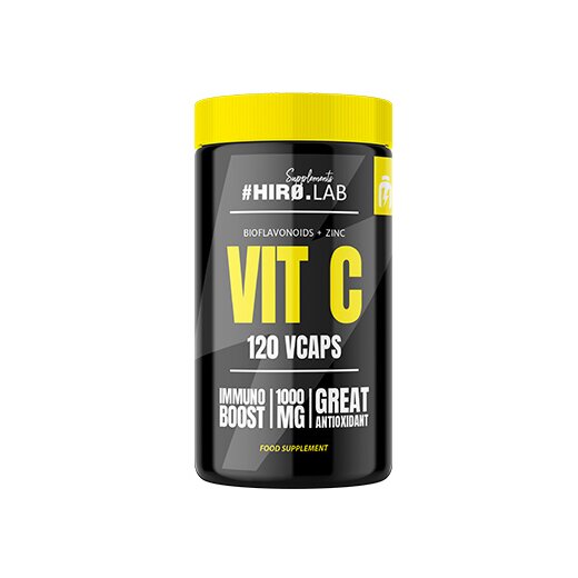 Hiro Lab Vitamin C 1000 mg + Bioflavonoide - 120 vegane Kapseln