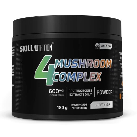 Skill Nutrition 4 Mushroom Complex – 180g Pulver