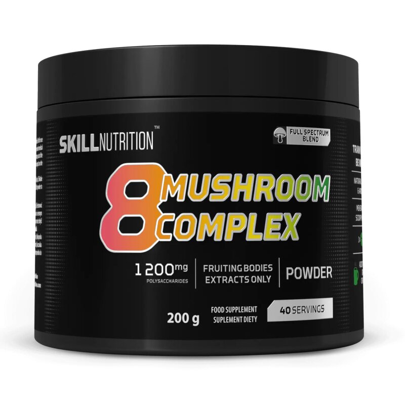 Skill Nutrition 8 Mushroom Complex 200g Pulver
