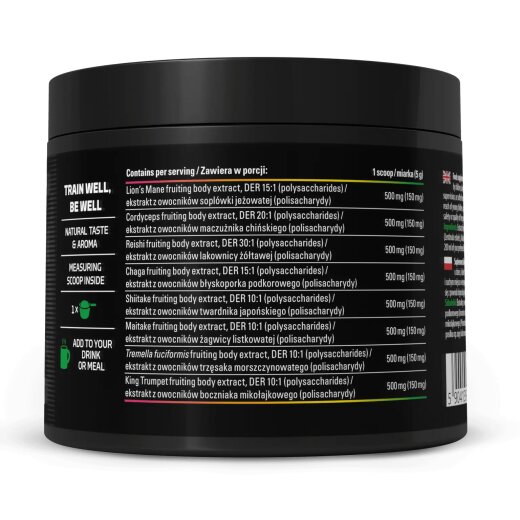 Skill Nutrition 8 Mushroom Complex – 200g Pulver