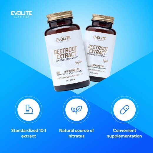 Evolite Nutrition Beetroot Extract 90 Vege Caps