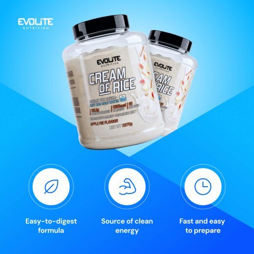 Evolite Nutrition Cream of Rice 2270g Apple Pie