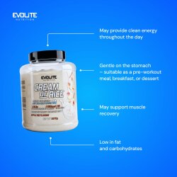 Evolite Nutrition Cream of Rice 2270g Apple Pie