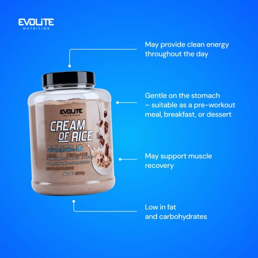 Evolite Nutrition Cream of Rice 2270g Chocolate
