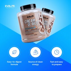 Evolite Nutrition Cream of Rice 2270g Chocolate