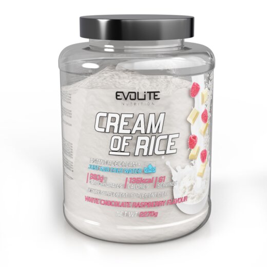 Evolite Nutrition Cream of Rice 2270g White Chocolate Raspberry