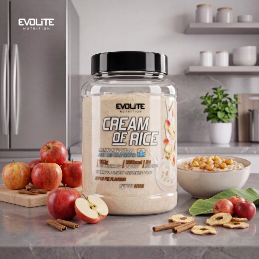 Evolite Nutrition Cream of Rice 900g Apple Pie