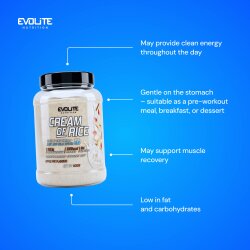 Evolite Nutrition Cream of Rice 900g Apple Pie