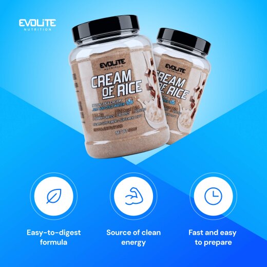 Evolite Nutrition Cream of Rice 900g Chocolate