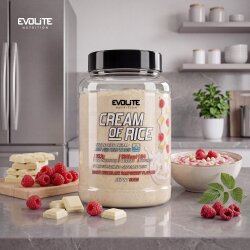 Evolite Nutrition Cream of Rice 900g White Chocolate Raspberry