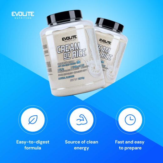 Evolite Nutrition Cream of Rice 2270g Natural
