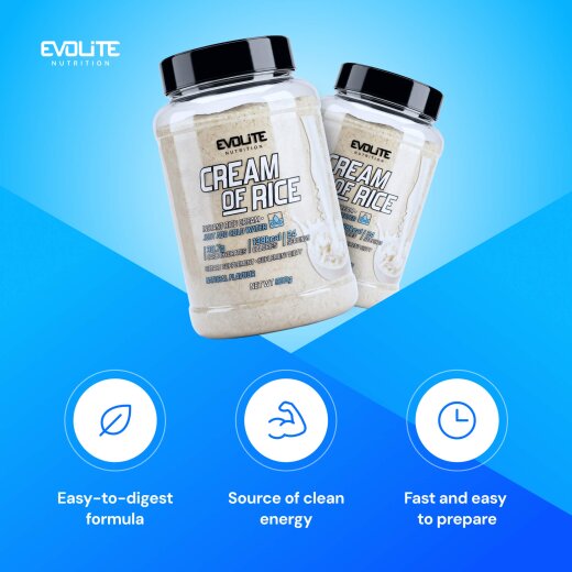 Evolite Nutrition Cream of Rice 900g Natural