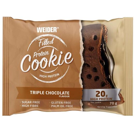 Weider Filled Protein Cookie 70g Triple Chocolate