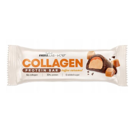 Hiro Lab Collagen Protein Bar 50g Caramel Toffee