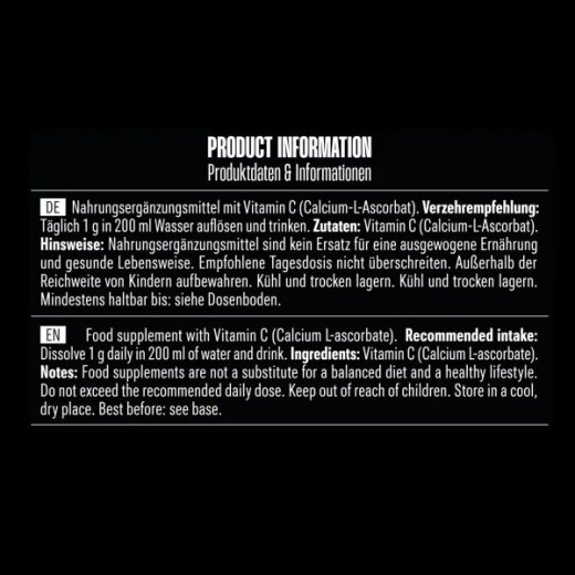 Big Zone Buffered Vitamin C Pulver 300 g