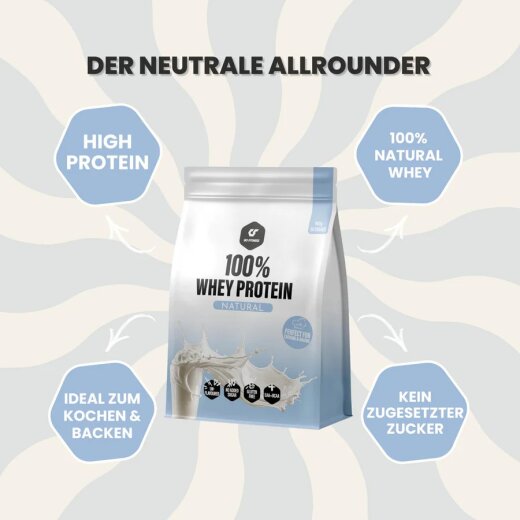 Gofitness Nutrition 100% Whey Protein 900g Natural