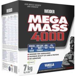 Weider Mega Mass 4000 -  2x 7kg Vanille MHD 30.05.26