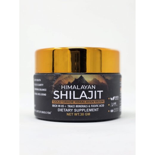 Himalayan Shilajit Resin - Natürliches Shilajit aus dem Himalaya mit Fulvinsäure & Mineralien 30g