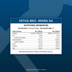 Applied Nutrition Critical Mass Original 6kg Cookies and Cream