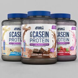Applied Nutrition 100% Casein Protein 1800g Strawberry Cream