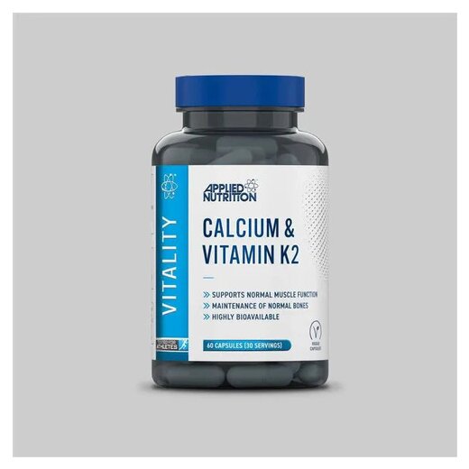 Applied Nutrition Calcium + Vitamin k2- 60caps