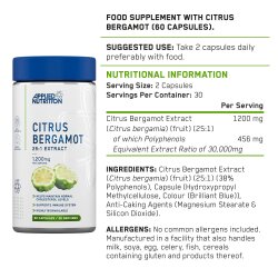 Applied Nutrition Citrus Bergamot 60caps