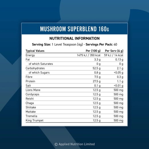 Applied Nutrition Mushroom Superblend - 160g