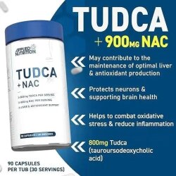 Applied Nutrition TUDCA + NAC - 90 Kapseln
