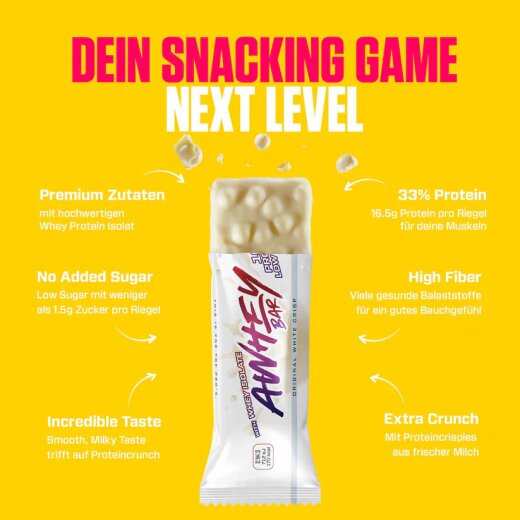 Vast Awhey Bar 50g Original White Crisp